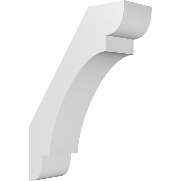 Ekena Millwork 3 1/2-in. W x 10-in. D x 14-in. H Olympic Architectural Grade PVC Knee Brace BRCP035X10X14OLY - main